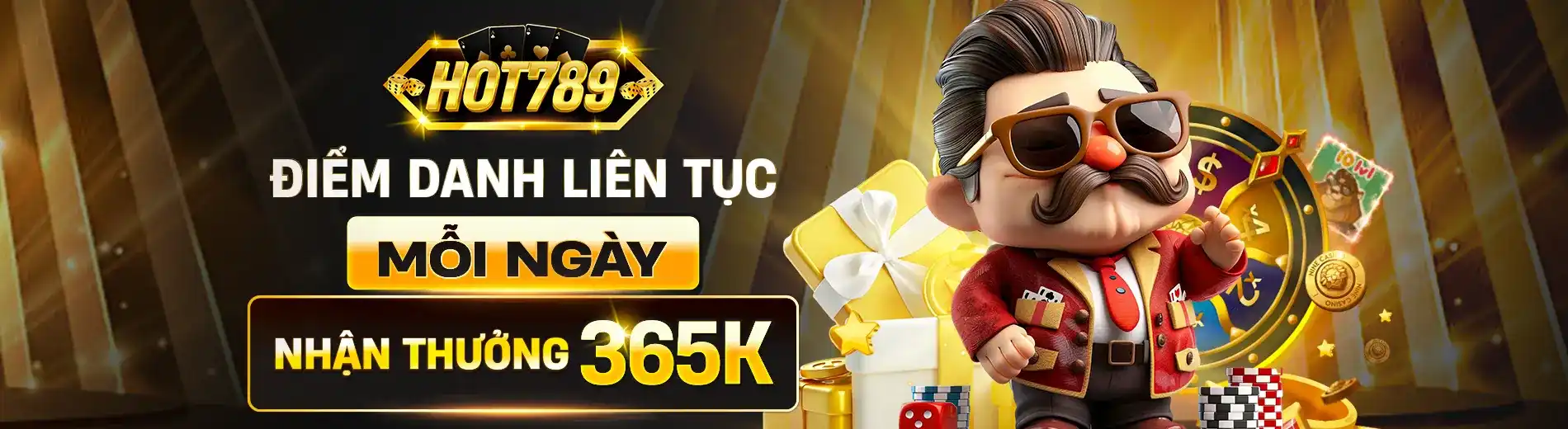 Hot789 điểm danh mỗi ngày nhận 365k